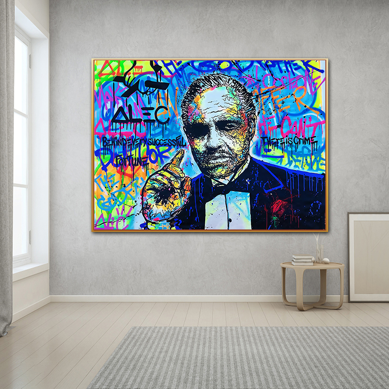 Godfaher Handmade Painting