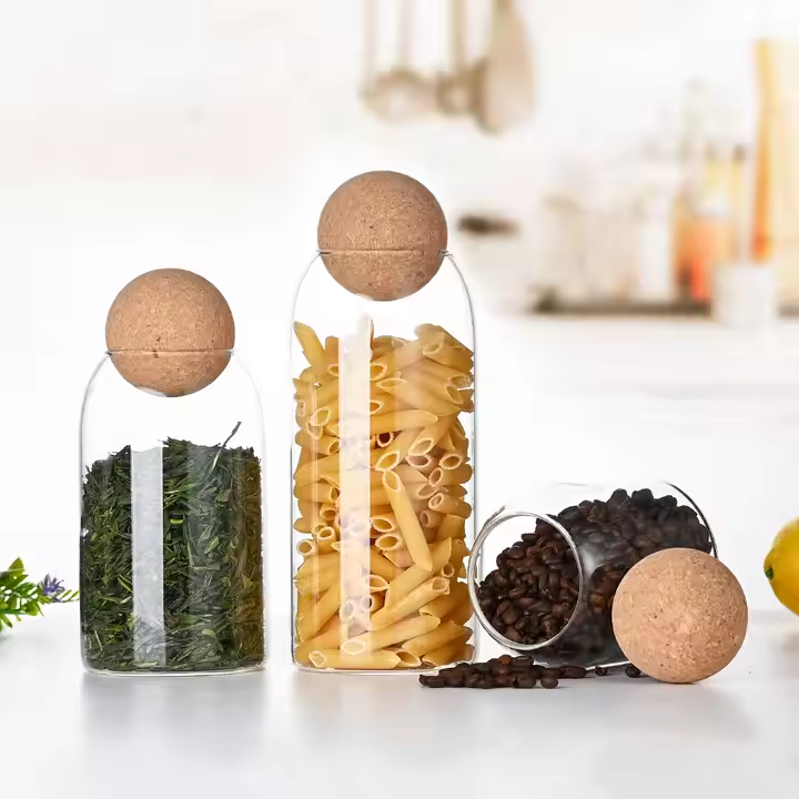 3 Jars With Cork