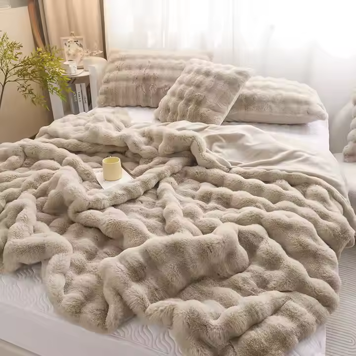 Faux-Fur Winter Blanket
