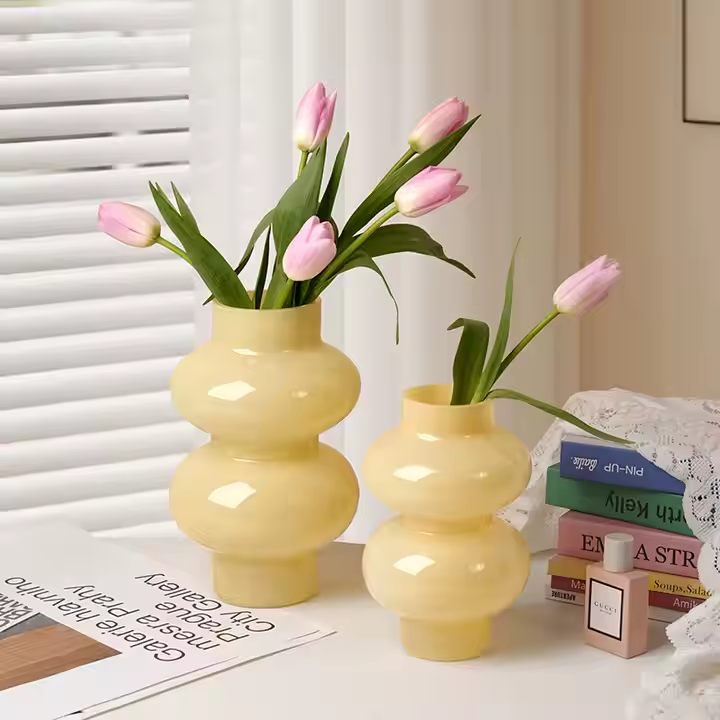 Cream Style Vase
