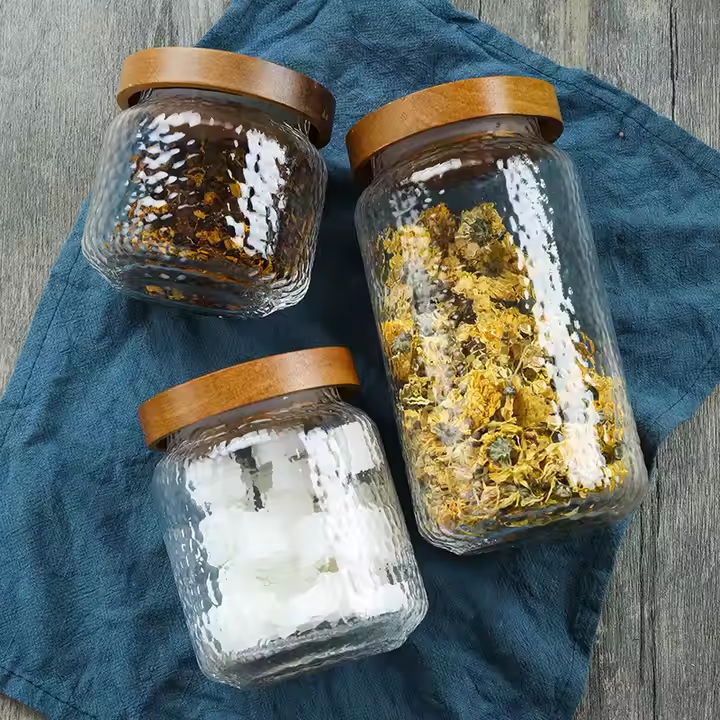 3 Handmade Storage Jars