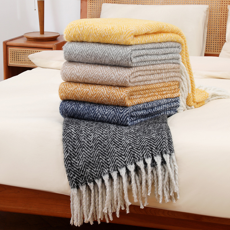 Tassel Throw Blanket